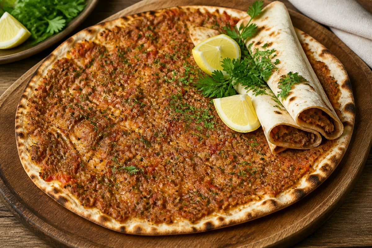 Лахмаджун с фаршем